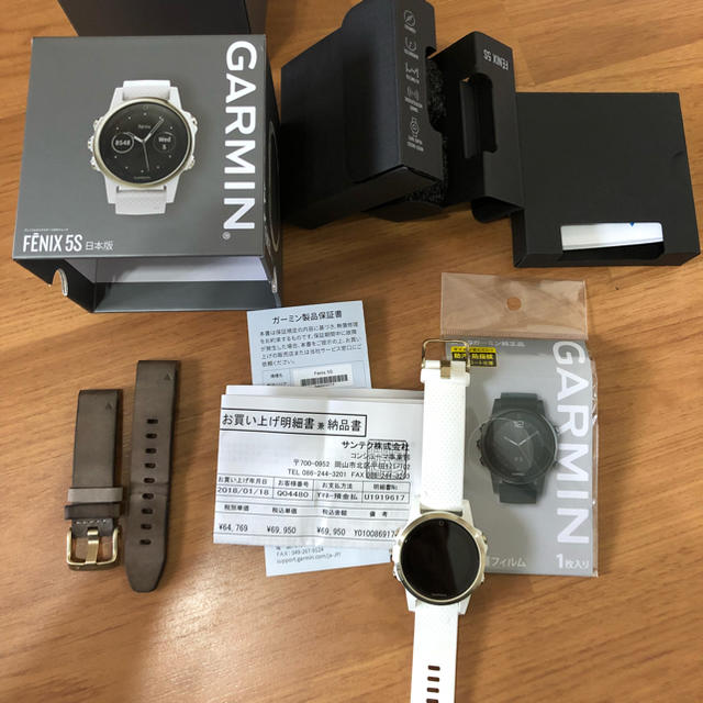 GARMIN(ガーミン)のGARMIN fenix 5S Sapphire Champagne Gold メンズの時計(腕時計(デジタル))の商品写真