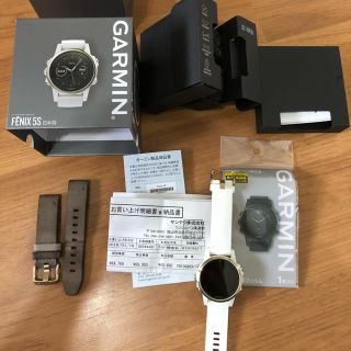 ガーミン(GARMIN)のGARMIN fenix 5S Sapphire Champagne Gold(腕時計(デジタル))