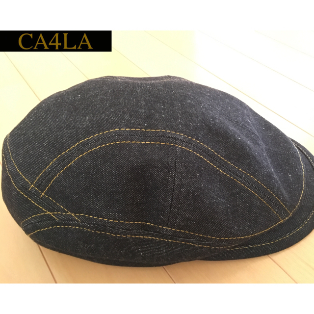 CA4LA(カシラ)のCA4LA ハンチング デニム生地 メンズの帽子(ハンチング/ベレー帽)の商品写真