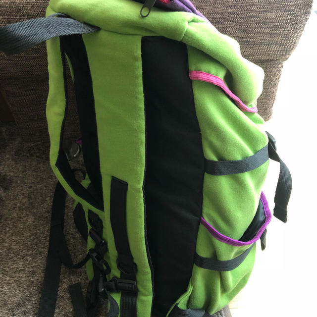 GYM MASTER(ジムマスター)の【ゆー様専用】gym  master リュック 緑×紫 メンズのバッグ(バッグパック/リュック)の商品写真