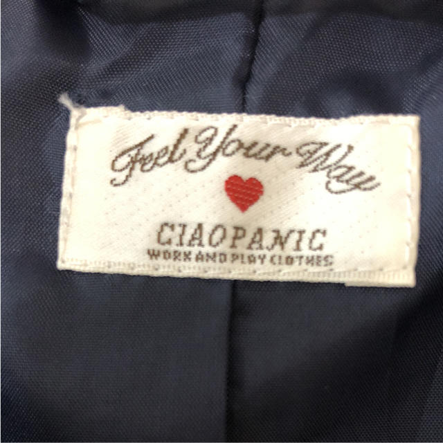 Ciaopanic(チャオパニック)のチャオパニック トレンチコート 紺 レディースのジャケット/アウター(トレンチコート)の商品写真