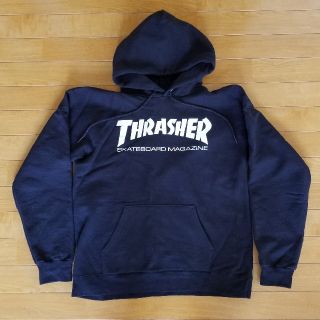 スラッシャー(THRASHER)のTHRASHER スラッシャー パーカー フーディー ブラック 黒(パーカー)