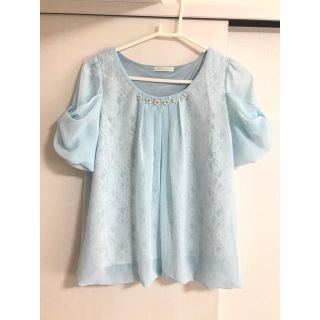 パターンフィオナ(PATTERN fiona)の杏奈様専用 水色 ブラウス(シャツ/ブラウス(半袖/袖なし))