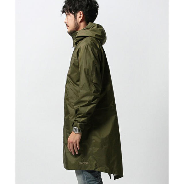 beams モッズコート L オリーブ色-