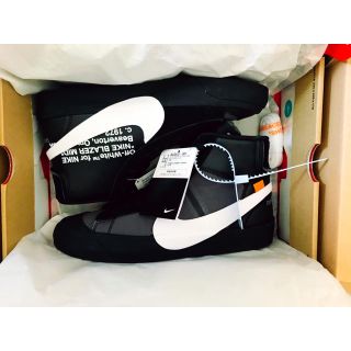 オフホワイト(OFF-WHITE)のoff-white blazer 黒 27 オフホワイト ナイキ ブレザー(スニーカー)