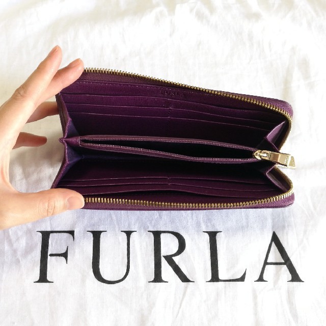 Furla(フルラ)のフルラ パープル 長財布 メンズのファッション小物(長財布)の商品写真