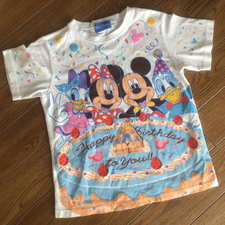 ディズニー(Disney)のディズニー バースデーTシャツ 140㎝ 男女兼用(Tシャツ/カットソー)