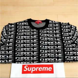 シュプリーム(Supreme)のSupreme Repeat Sweater Lサイズ(ニット/セーター)