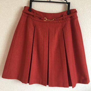 パターンフィオナ(PATTERN fiona)のパターン オレンジのスカート(ひざ丈スカート)