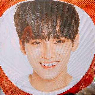 SEVENTEEN ミンギュ 団扇(アイドルグッズ)