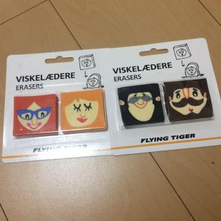 フライングタイガーコペンハーゲン(Flying Tiger Copenhagen)のフライングタイガー 消しゴムセット(消しゴム/修正テープ)