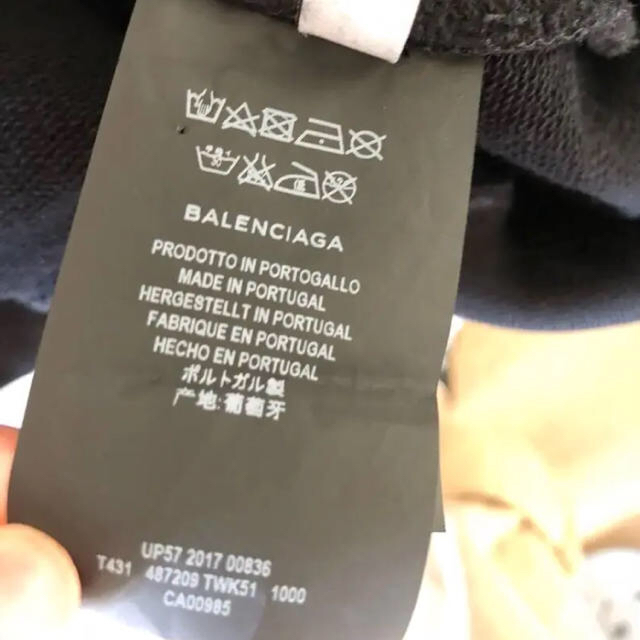 Balenciaga - balenciaga sinners フードパーカー 17AWの通販 by ...