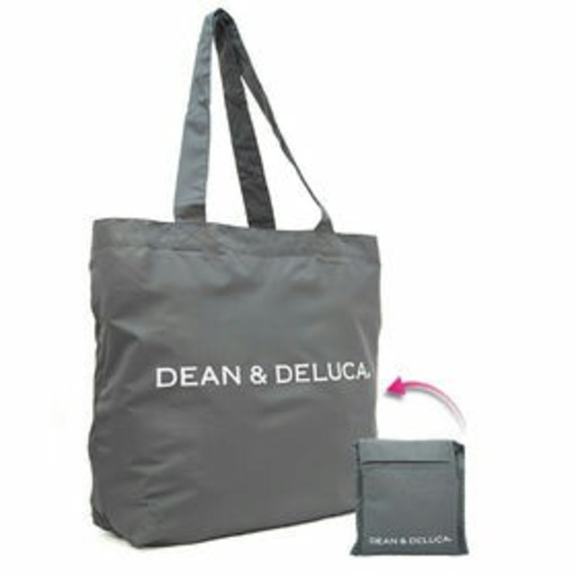 新品☆大人気DEAN\u0026DELUCA トートバッグ　エコバッグ　旅行パック　グレー