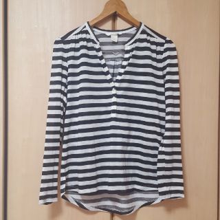 エイチアンドエム(H&M)の【H&M】ボーダーカットソー(カットソー(長袖/七分))