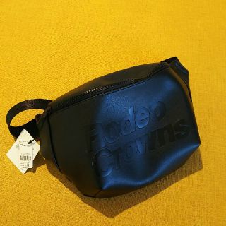 ロデオクラウンズワイドボウル(RODEO CROWNS WIDE BOWL)のRC WAIST POUCH ブラック RODEO CROWNS型押しロゴ入り(ボディバッグ/ウエストポーチ)