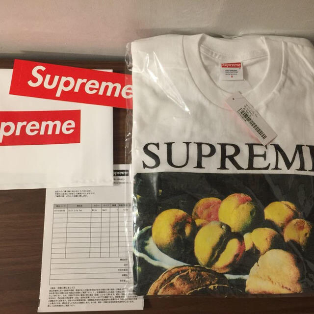 メンズ18FW 新作 Supreme Still Life Tee  白S