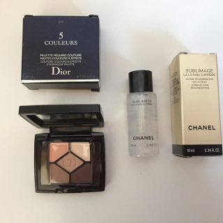 ディオール(Dior)のDior アイシャドウ & CHANEL 化粧水(アイシャドウ)