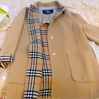 バーバリー(BURBERRY)のバーバリーBurberry上質ウール カシミヤステンカラーコート(ロングコート)