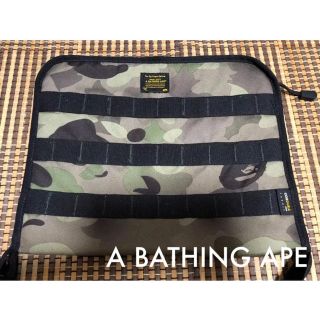 アベイシングエイプ(A BATHING APE)のA BATHING APE パソコン iPadケース 迷彩 カモフラ 難あり(その他)