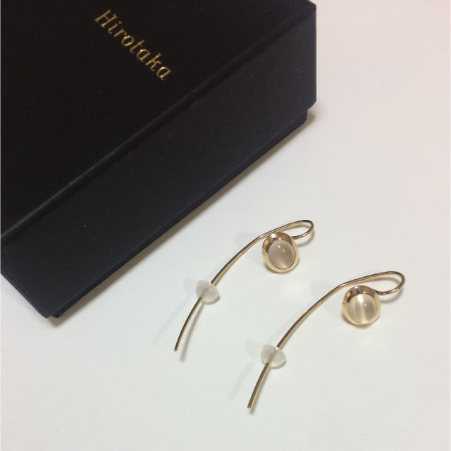 あす楽対応】 Hirotaka ムーンストーン アローピアス ピアス - nisfram