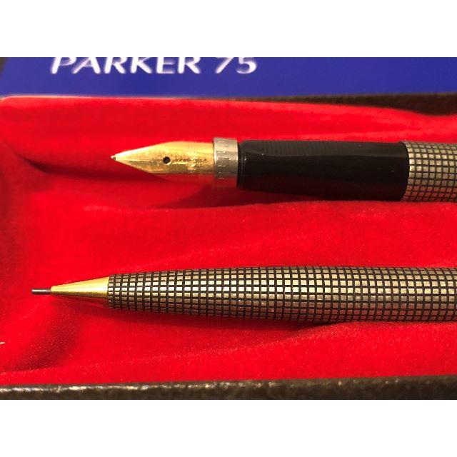 Parker(パーカー)の新品自宅保管品パーカー万年筆＆シャーペンセット インテリア/住まい/日用品の文房具(ペン/マーカー)の商品写真