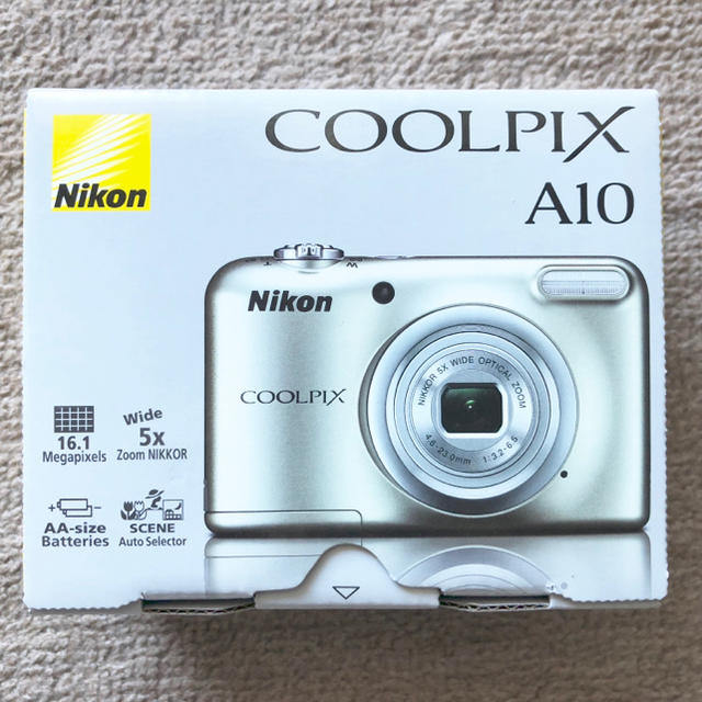 乾電池で撮れるデジカメ Nikon ニコン COOLPIX A10 美品カメラ