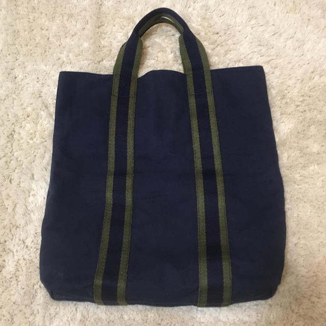 HERMES エルメス フールトゥカバス トートバッグ ネイビー HERMES エルメス フールトゥカバス トートバッグ ネイビー