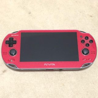 プレイステーションヴィータ(PlayStation Vita)のPlayStation Vitaコズミックレッド(家庭用ゲーム機本体)