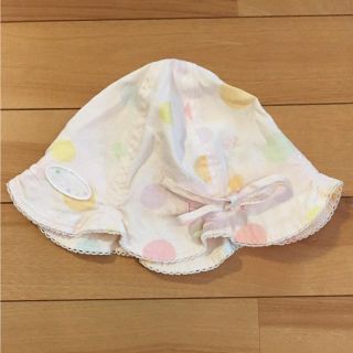 ミキハウス(mikihouse)のミキハウス♡ベビー帽子♡46㎝(帽子)