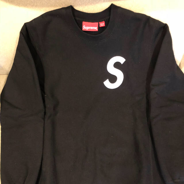 supreme s logo crewneck Sサイズ ブラックのサムネイル