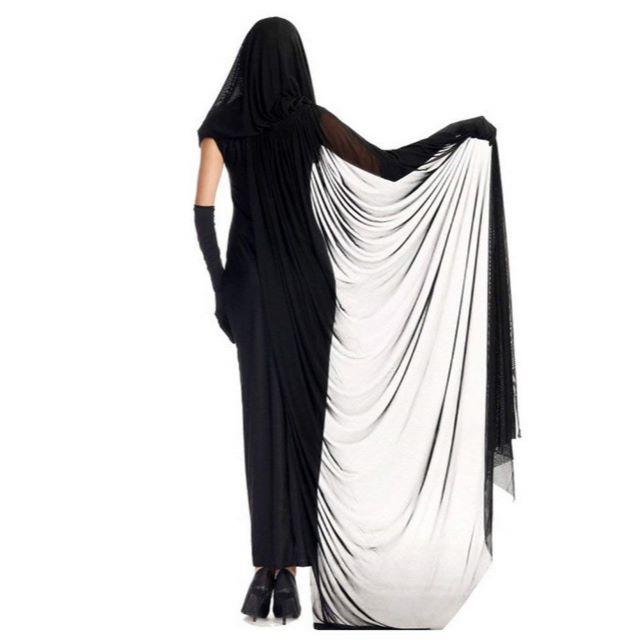 魔女 死神 マント コスチューム ブラック レディース フリーサイズ エンタメ/ホビーのコスプレ(衣装)の商品写真