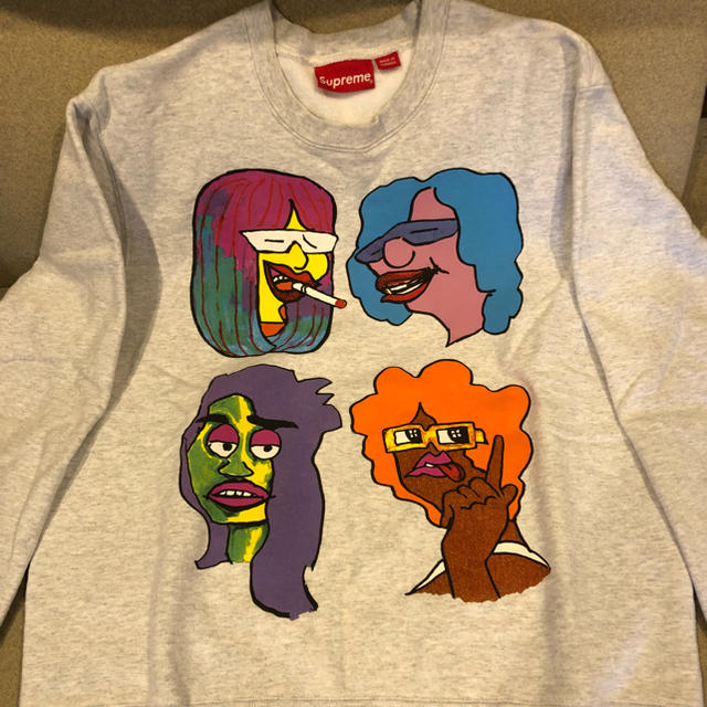 supreme gonz heads crewneck Mサイズ グレー 「出産祝い