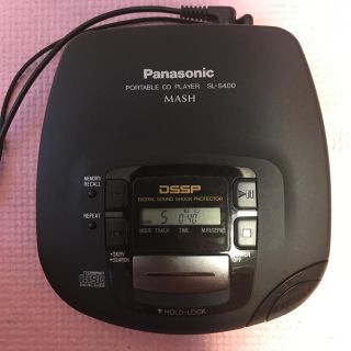 パナソニック(Panasonic)のPanasonic ポータブル CDプレーヤー SL-S400 ブラック(ポータブルプレーヤー)