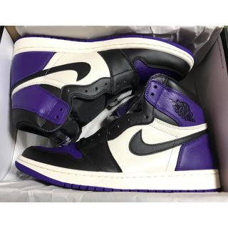 ナイキ(NIKE)のyuichi160eさん専用JORDAN 1 RETRO COURTPURPLE(スニーカー)