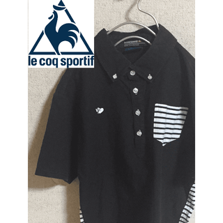 ルコックスポルティフ(le coq sportif)のle coq sportif　ルコックスポルティフ　ポロシャツ　Lサイズ　ゴルフ(ポロシャツ)