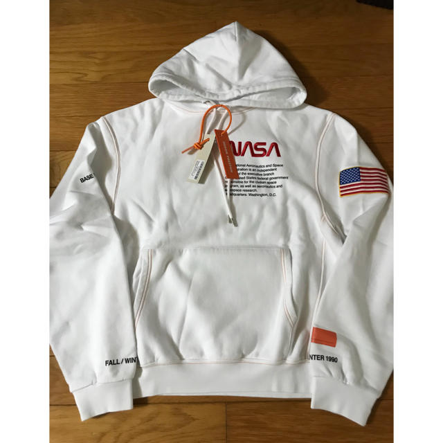 【新品 未使用】 heron preston  NASA HOODIE S