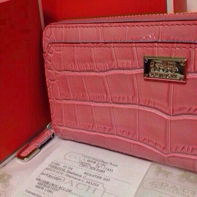 COACH(コーチ)の新品♡マディソン クロコダイル  レディースのファッション小物(財布)の商品写真