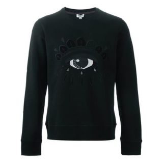 ケンゾー(KENZO)のKENZO トレーナー スウェット メンズ M ブラック黒(スウェット)