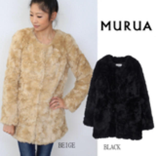 MURUA(ムルーア)のMURUA ファーコート レディースのジャケット/アウター(毛皮/ファーコート)の商品写真