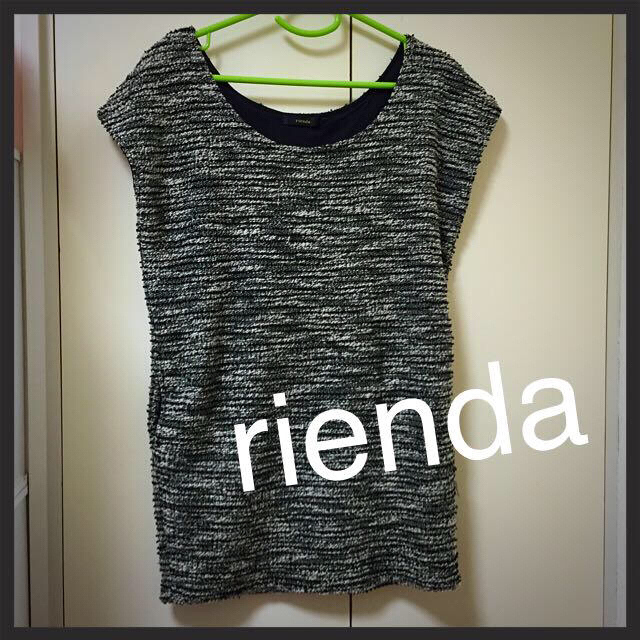 rienda(リエンダ)のカットツイードDRESS-T レディースのワンピース(ミニワンピース)の商品写真