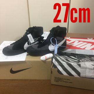 オフホワイト(OFF-WHITE)のNIKE × OFF WHITE The Ten BLAZER MID 27cm(スニーカー)