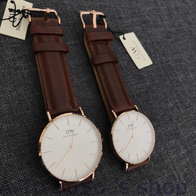 Daniel Wellington(ダニエルウェリントン)のセール　DW　2本セット　DW0106+DW0507　ペアウォッ シンプル メンズの時計(腕時計(アナログ))の商品写真