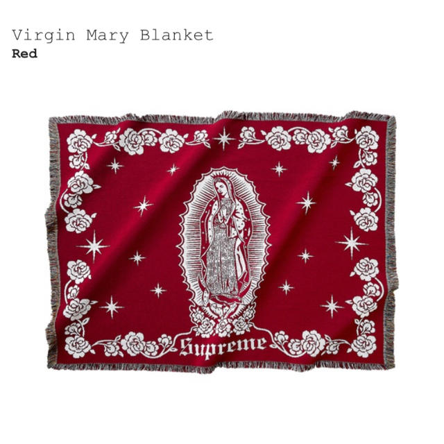 Supreme Virgin Mary Blanket red 赤毛布