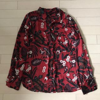 ザラ(ZARA)のZARA ボタニカル柄 シャツ(シャツ/ブラウス(半袖/袖なし))