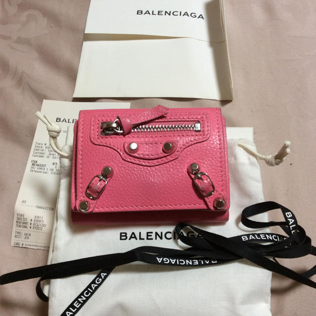 Balenciaga(バレンシアガ)のバレンシアガ ミニ ウォレット ピンク ハワイ レディースのファッション小物(財布)の商品写真