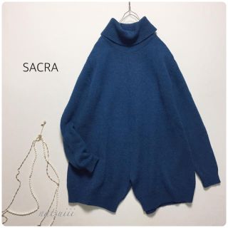 サクラ(SACRA)のSACRA セレクトショップ取扱 . 裾スリット  タートルネック ニット(ニット/セーター)