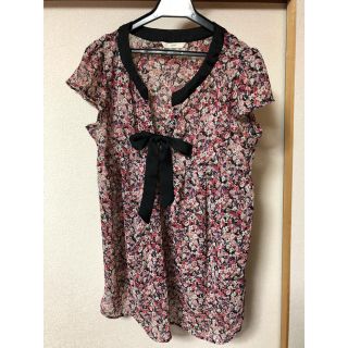 シップスフォーウィメン(SHIPS for women)のSHIPS 花柄シフォントップス(シャツ/ブラウス(半袖/袖なし))