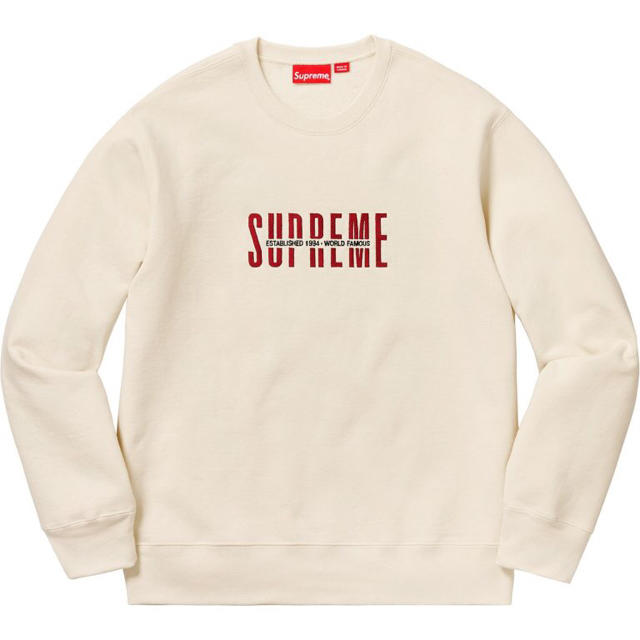 送料込M Supreme World Famous Crewneck