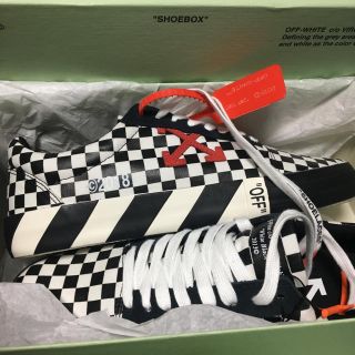 オフホワイト(OFF-WHITE)の正規 新品 オフホワイト キャンバススニーカー 28センチ off white(スニーカー)