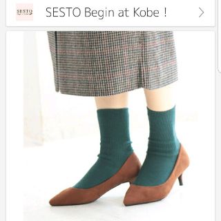 SESTO 新作5㎝ヒールパンプス　未使用品(ハイヒール/パンプス)